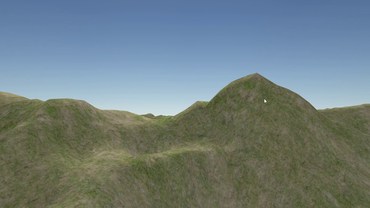 OpenGL GLSL Lights Textures Terrain AtmosphericScattering - YouTube