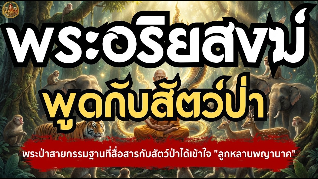 พระอริยสงฆ์ พูดกับสัตว์ป่า  ปาฏิหาริย์พระป่าสายกรรมฐานที่สื่อสารกับสัตว์ป่าได้เข้าใจ