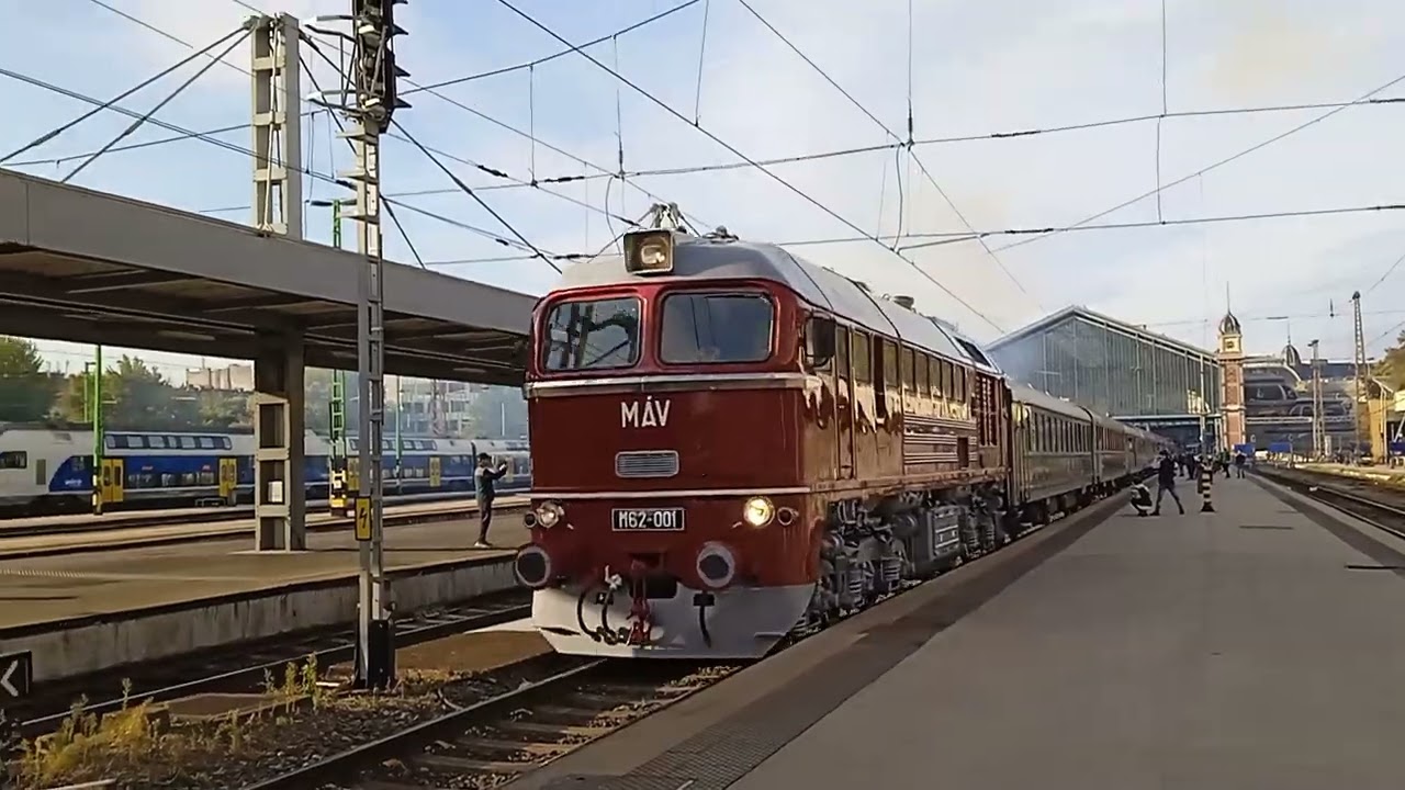 M62 001 Szergej indul a Nyugatiból