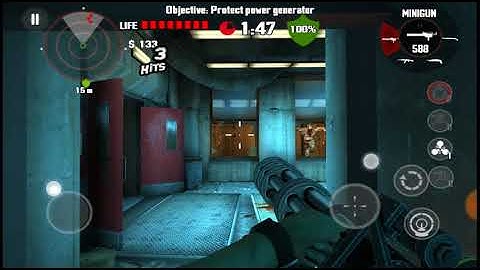 Dead trigger gameplay (I finally unlocked the machine gun\Rank 10)