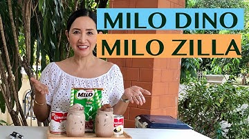 MILO RECIPES: QUICK AND EASY! - CREDIT TO SINGAPORE AND MALAYSIAN MILO DINOSAUR OR MILO TABUR