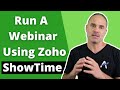 Run A Webinar Using Zoho ShowTime