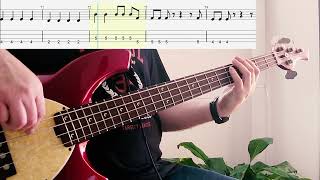 A Ha -Take On Me Bass Cover with TAB