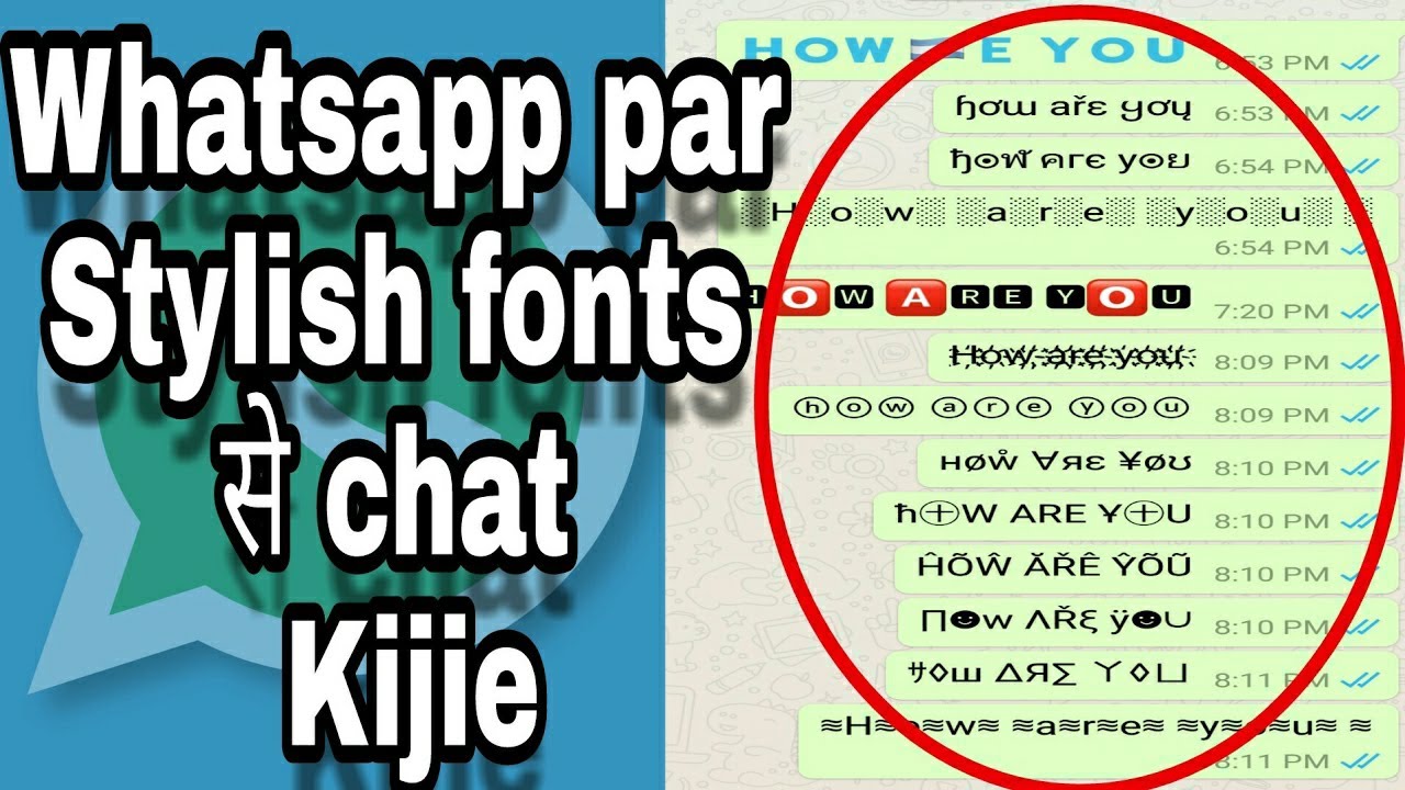 How To Write Stylish Fonts In Whatsapp For Free YouTube