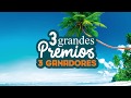 3 grandes premios 3 ganadores