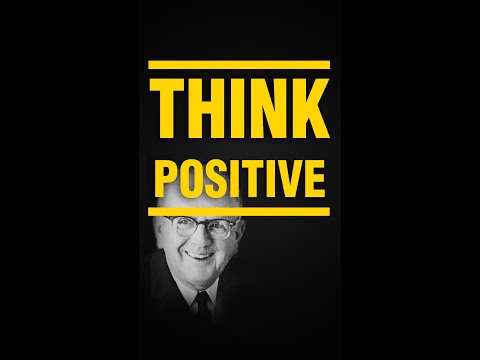 THINK POSITIVE Norman Vincent Peale Shorts Wisdombox Reels Tiktok 