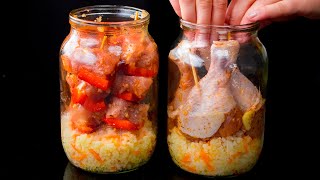 I bet you haven't cooked chicken legs in a jar before! They are juicy and fragrant| Appetizing.tv