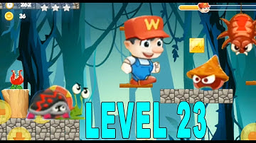 Super Bino Go Jump and Run  Game Start  Level 23 | (Android,ios free games) - Gameplay walkthrough