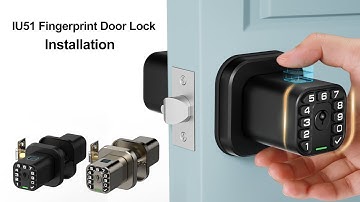 How to install IULOCK/RICHELOCK IU51 fingerprint door lock