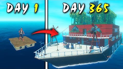 TRỌN BỘ 365 ngày đóng du thuyền trong RAFT!