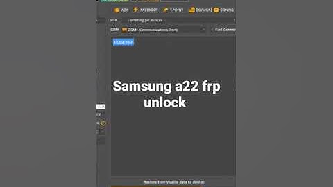Samsung a22 frp unlock ✅🆓🆓🆓🆓🆓