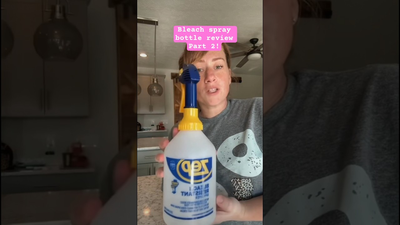 Bleach spray bottle review part 2 ZEP spray bottle, bleaching shirts and  sweatshirts tips and tricks 