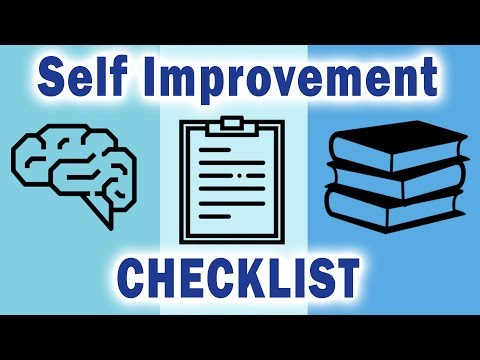 2018 Self Improvement Checklist - 7 Growth-Inspiring Ideas and Tactics