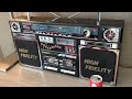Mint condition lasonic trc935 vintage boombox from late 80s