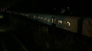 Class 450 arrives at Feltham Depot and uses Feltham Points