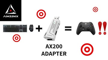 Aimzenix AX200 Adapter Gameplay Test & Review #aimzenix