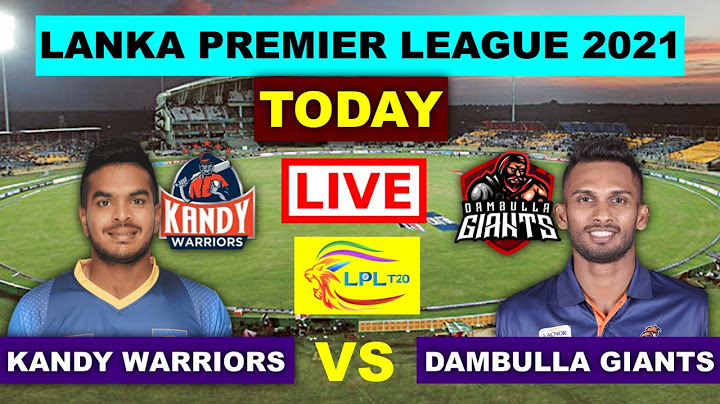LIVE : LPL T20 | KANDY WARRIORS VS DAMBULLA GIANTS 18TH MATCH LIVE SCORE | Today Cricket Live | 69Tv