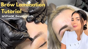 ✨ Achieve Perfect Brows with MYFace! Full Brow Lamination Tutorial ✨