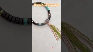 How to finish a bracelet?#shorts #shortsfeed #diy #craft #diycrafts #handmade #howto #bracelet #knot