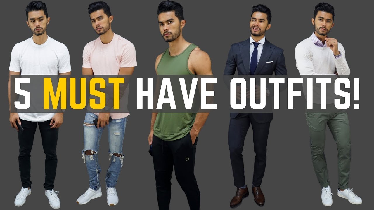 5 Outfits Every Guy Should Own - YouTube