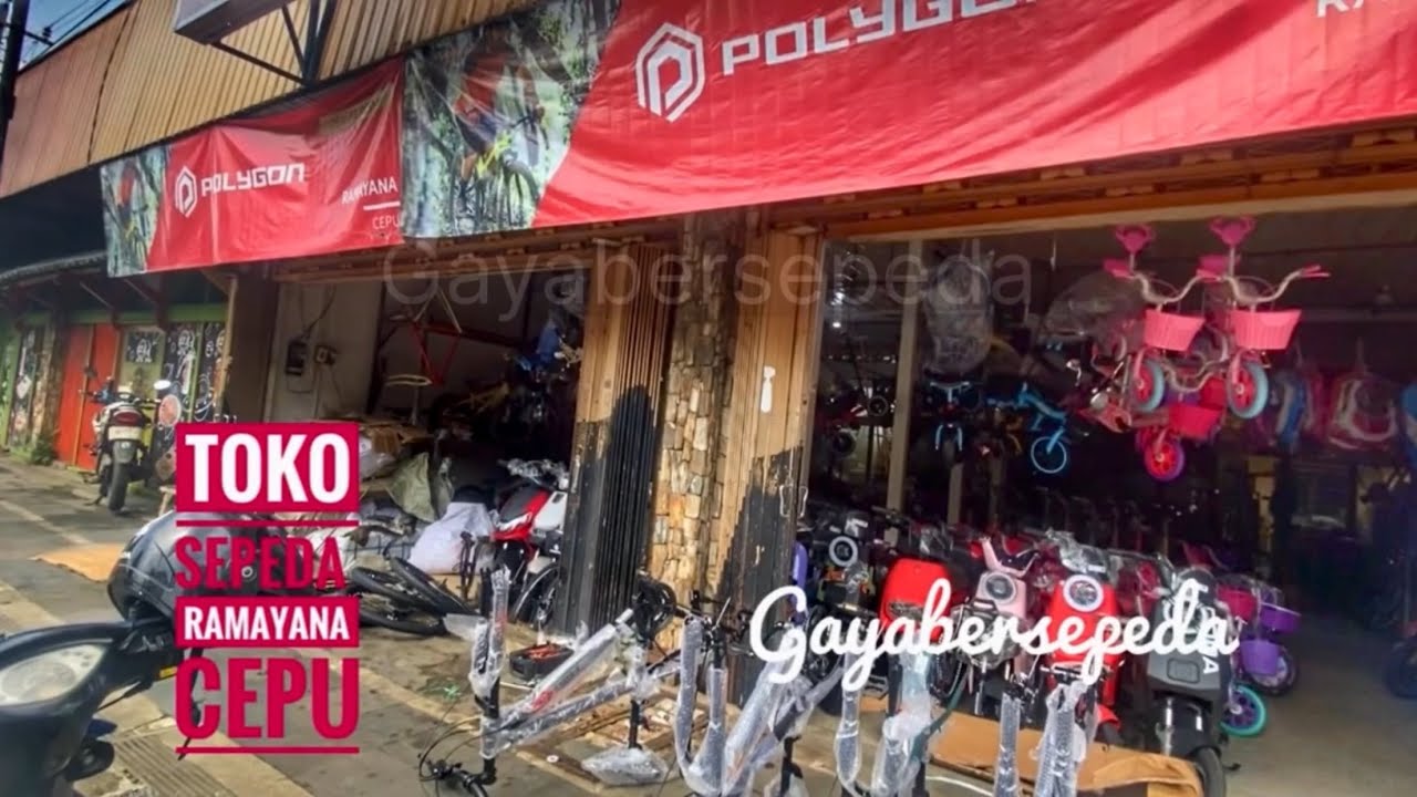 Sambang toko sepeda .. RAMAYANA CEPU Blora Jawa Tengah ..