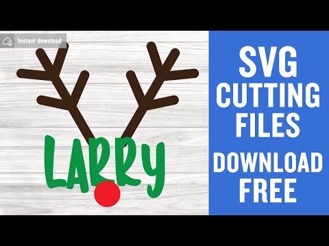 Matching Sibling Reindeer Svg Free Cutting Files for Cricut Silhouette Instant Download