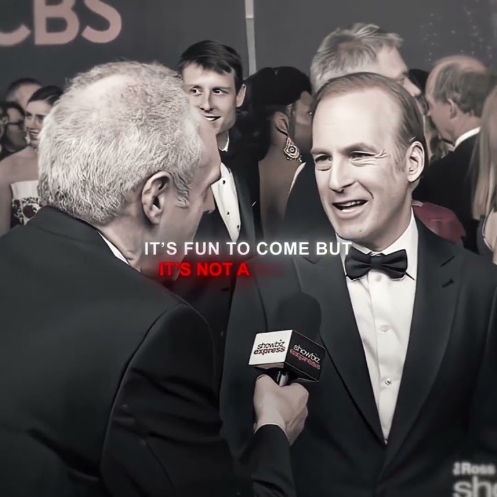 Bob Odenkirk talk about Emmys Edit || #bettercallsaul #bobodenkirk