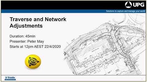 Traverse and Network Adjustment in TBC