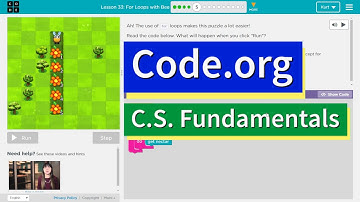 For Loops with Bee CS Express Lesson 22.5 Code.org Tutorial with Answers