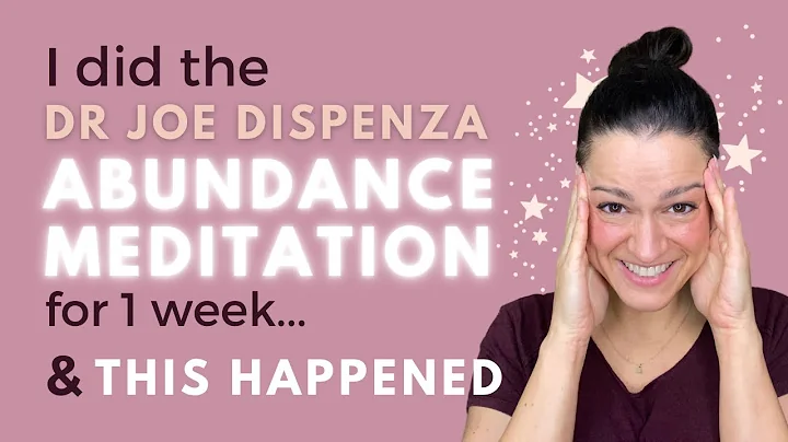 1 week of Dispenza Abundance Meditation and some MAGIC