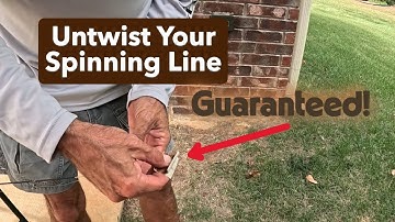 Bass Fishing 202-Lesson 65: Untwist Your Spinning Line