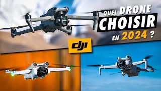 Quel DRONE DJI choisir en 2024 ? Le Guide d'achat et Comparatif ! (Mini 4 Pro, Air 3...)