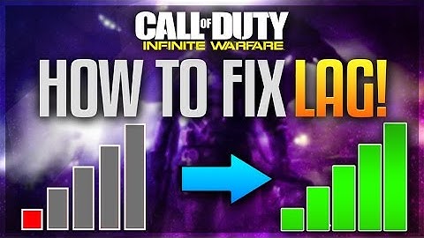 HOW TO STOP LAG IN INFINITE WARFARE & MODERN WARFARE REMASTERED - EASY WAY TO FIX LAG AND CONNECTION