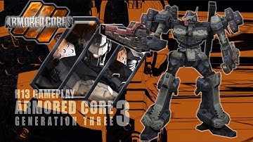 Gen 3 AC Custom Build 3+SL #1: Crest CR-C75U2 Close Combat AC3 OP Ver.【Armored Core 3】