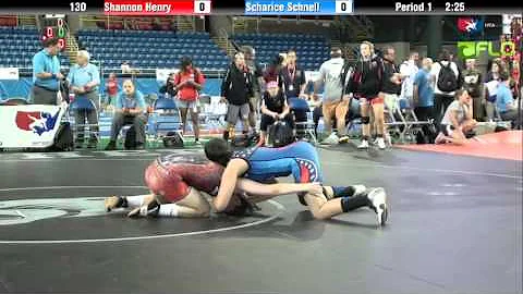 Junior WM 130 - Shannon Henry (New York) vs. Schar...