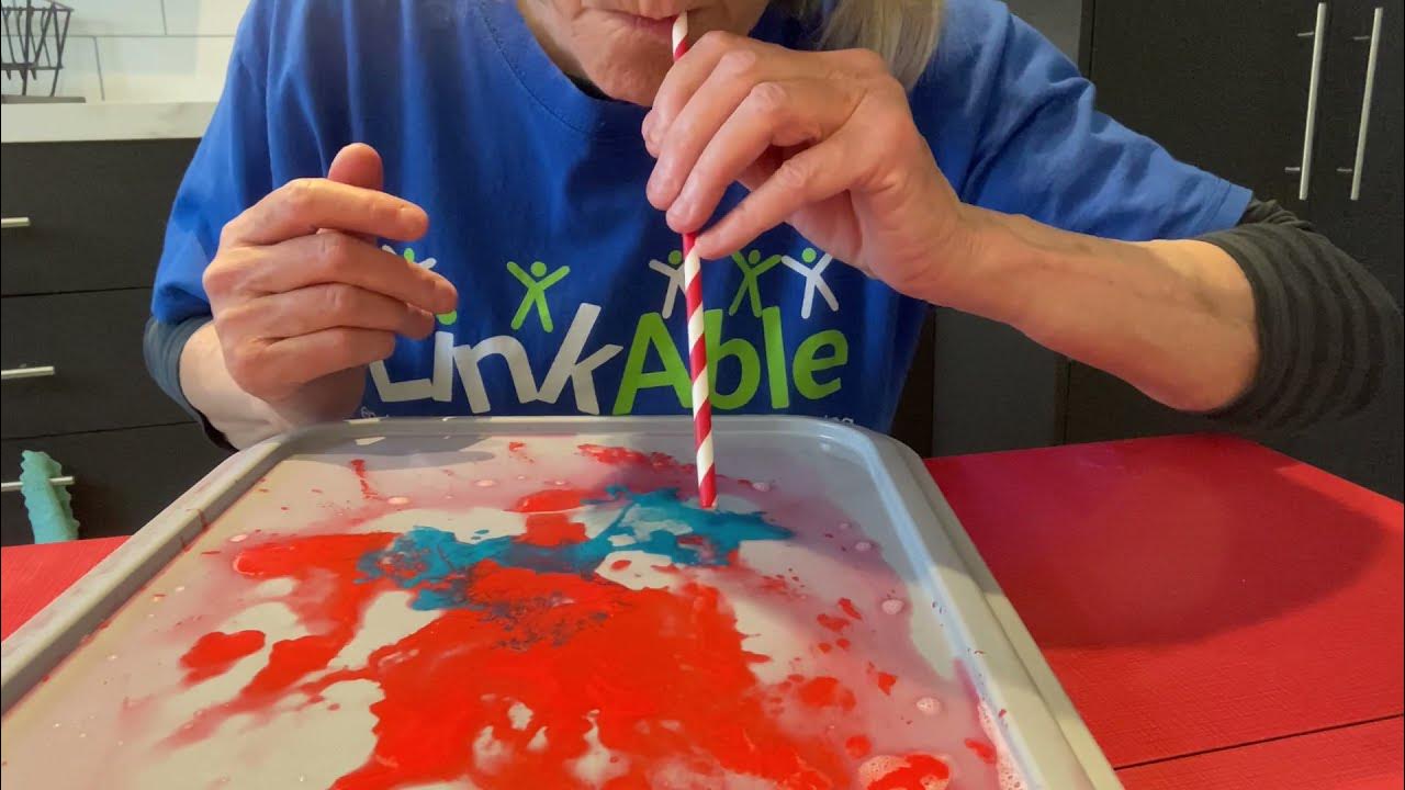 Straw painting by Annie YouTube