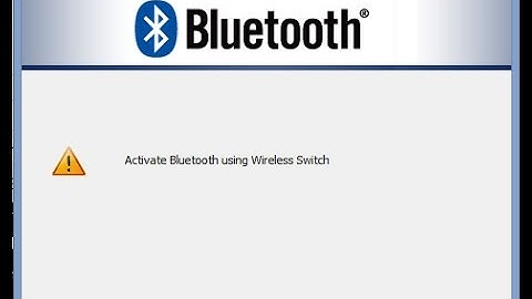 Active Bluetooth using wireless Switch 100 % solution dell Inspiron 3542