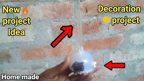 How to make at Home l Diwal decoration ligh l in Hinde Ak Experiment Abhishek 👉Ghost Inventor