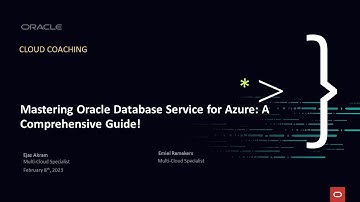 Mastering Oracle Database Service for Azure A Comprehensive Guide