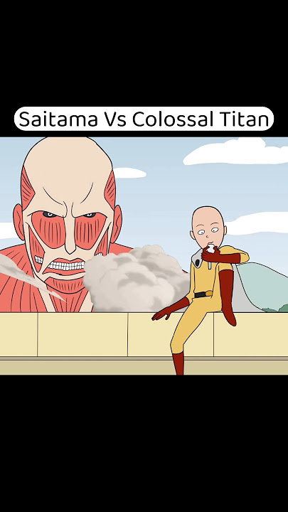 Saitama Vs Colossal Titan ☠️🔥 #anime #edit #popular #shorts #short #video #viralvideo #viralshorts