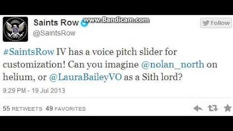 Saints Row IV voice customization!