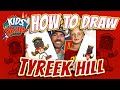 How to Draw Tyreek Hill for Kids