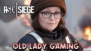 Old Lady Plays Rainbow Six Siege - But I'm Bad