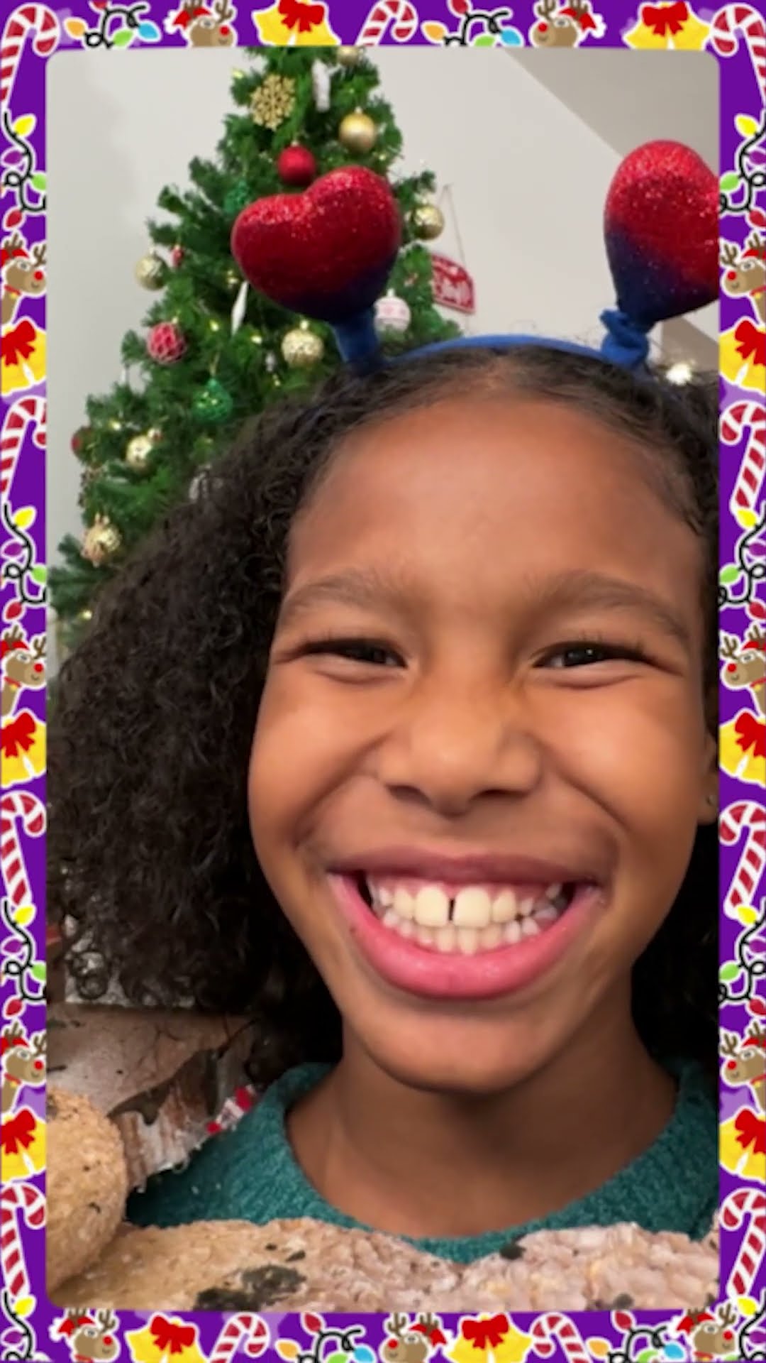 GIANT Christmas Cookies from Santa! ?❄️ #christmas #funny #shorts