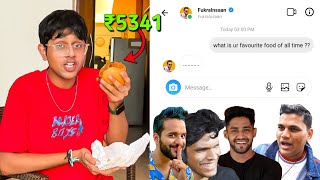 I Asked YOUTUBER&#39;S Their FAVOURITE FOOD and ATE them