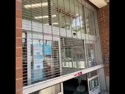 Supermarket exterior doors stock photos & supermarket exterior doors stock images Storefront Gates - YouTube