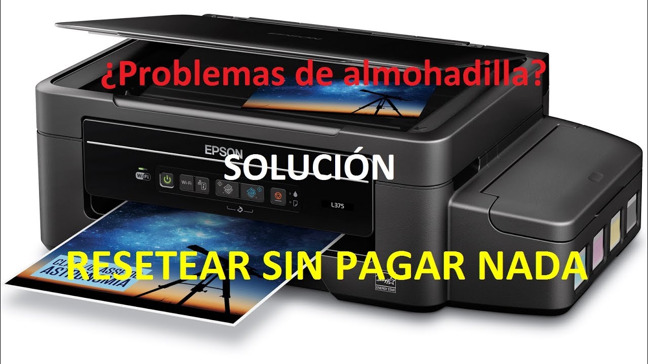 Reset Epson L110 L210 L300 L350 L355 L375 L475 L555 L575 Gratis y Sin Pago  - YouTube
