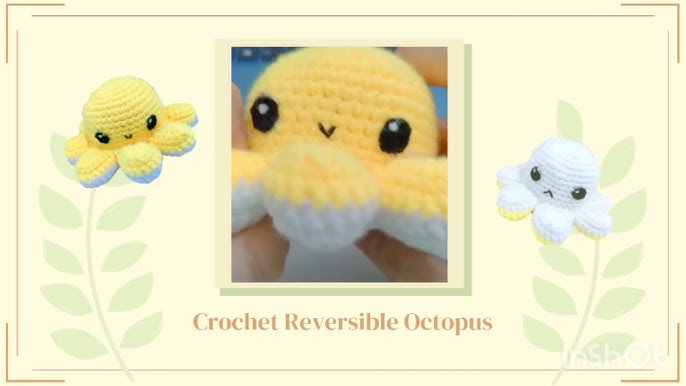 PATRÓN GRATIS Pulpo Reversible Amigurumi paso a paso - Crochetisimo