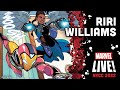 Drawing Riri Williams for Marvel Comics