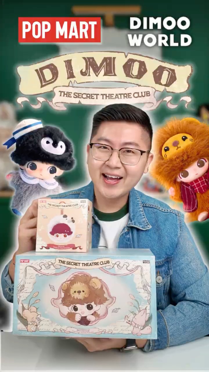 NEW POP MART DIMOO THE SECRET THEATRE CLUB FULL SET - YouTube